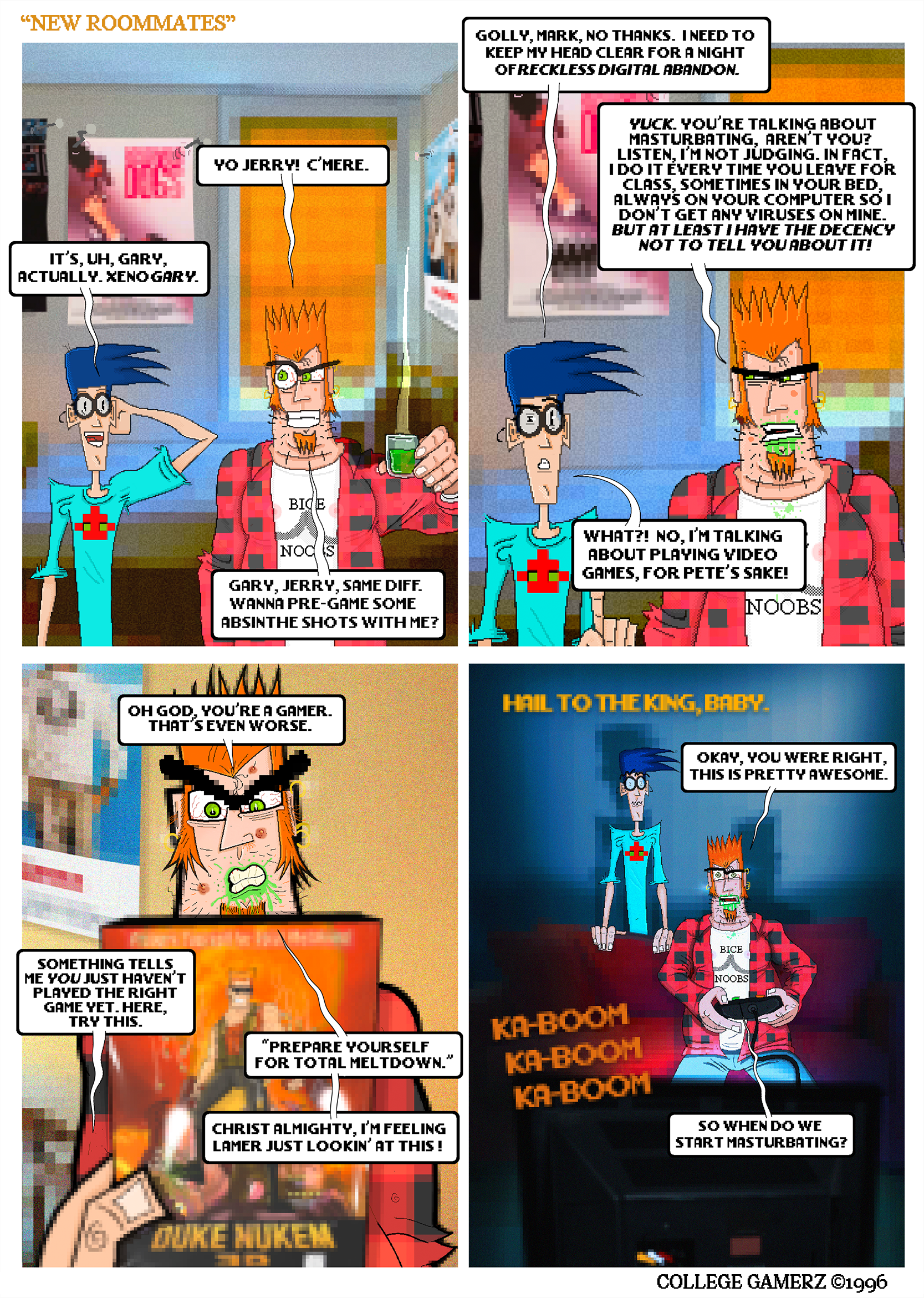 Strip #1: "New Roomates"